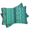Deny Designs Stripe Pillowcase In Green