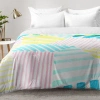 Deny Designs Stripes Comforter Set In White