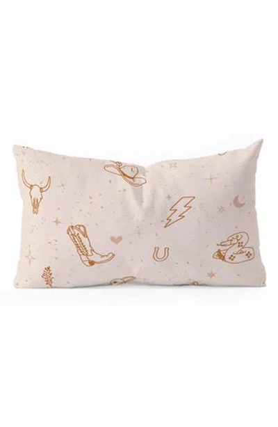 Deny Designs Stripes Lumbar Throw Pillow In Neutral