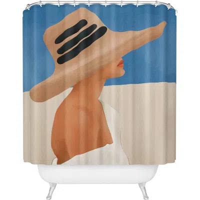 Deny Designs Summer Hat Shower Curtain
