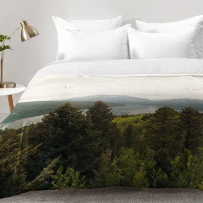 Deny Designs Summer In Montana Comforter Set In Green