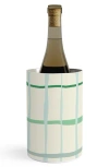 Deny Designs Summer Lines Wine Chiller In Cream