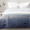 Deny Designs Sun Down Comforter Set In Blue