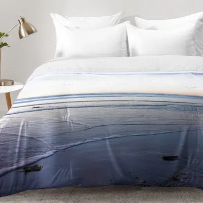 Deny Designs Sun Down Comforter Set In Blue