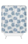 DENY DESIGNS DENY DESIGNS SUN PALM CHAMBRAY SHOWER CURTAIN
