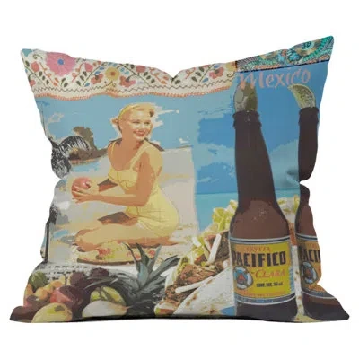 Deny Designs Surfers Dream Outdoor Throw Pillow