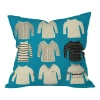Deny Designs Sweaters Throw Pillow