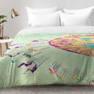 Deny Designs Swinging Through Stars Comforter Set In Blue