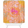 Deny Designs Tangerine Shower Curtain In Orange