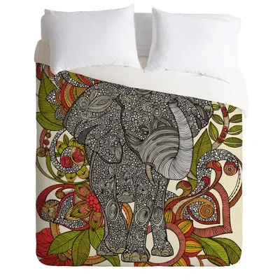 Deny Designs The Elephant Duvet Cover Set In Lightweight