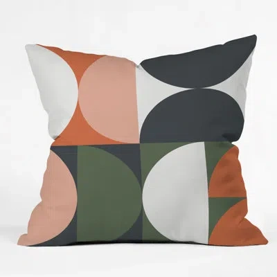 Deny Designs The Old Art Studio Mid Century Indoor/outdoor Throw Pillow