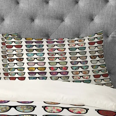 Deny Designs The Way I See It Pillowcase In Green;gray;purple