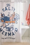 Deny Designs The Whiskey Ginger For Deny The Salty Mermaid Dive Bar Shower Curtain At Urban Outfitters In Multicolor