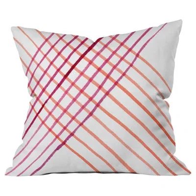 Deny Designs Threads That Bind Outdoor Throw Pillow