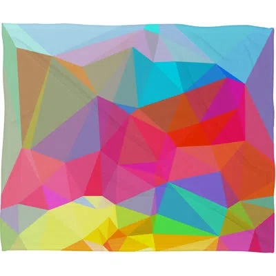 Deny Designs Three Of The Possessed Cornwell Crystal Crush Throw In Blue;pink