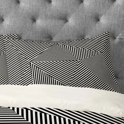 Deny Designs Three Of The Possessed Dazzle Apartment Pillowcase In Black