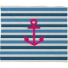Deny Designs Throw Blanket In Blue