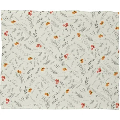 Deny Designs Throw Blanket In Gray;beige