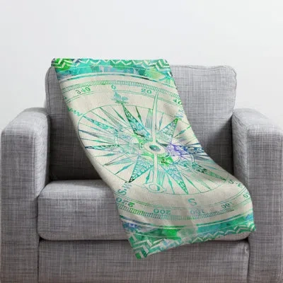 Deny Designs Throw In Blue;beige