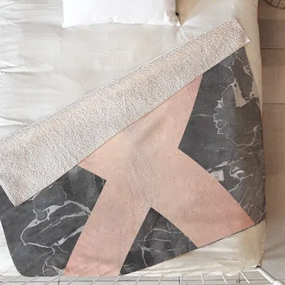 Deny Designs Throw In Gray;pink