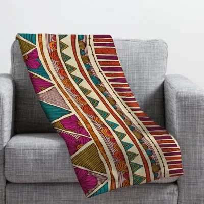 Deny Designs Throw In Green;red