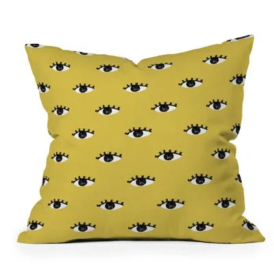 Deny Designs Throw Pillow In Black