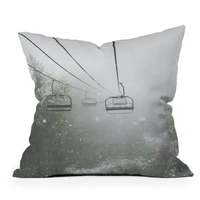 Deny Designs Throw Pillow In Green