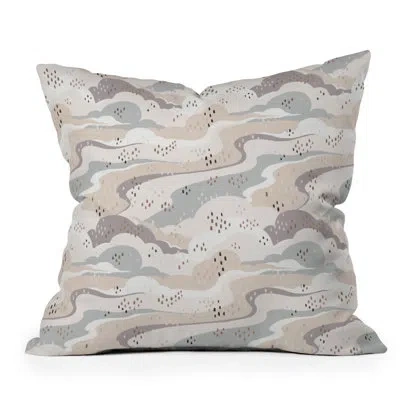 Deny Designs Throw Pillow In White
