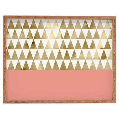 Deny Designs Tiana Ottoman/coffee Table Tray In Beige
