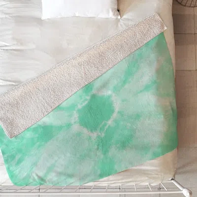 Deny Designs Tie Dye Throw In Mint