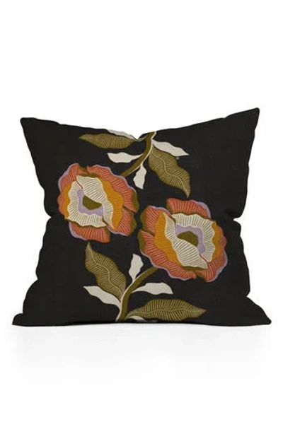 Deny Designs Together Ii Accent Pillow In Black