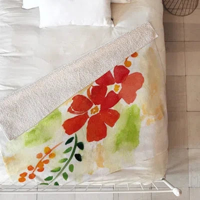 Deny Designs Trevey Throw In Green;red;orange