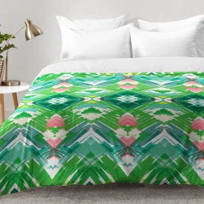 Deny Designs Tropical Holiday Comforter Set In Green