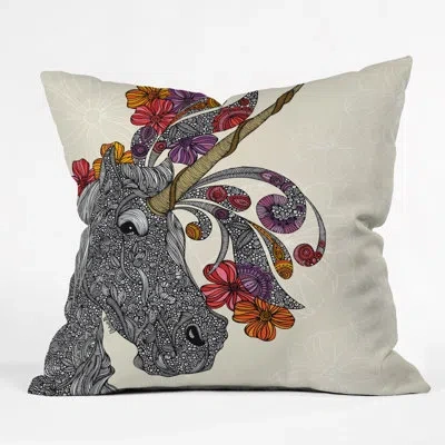Deny Designs Unicornucopia Throw Pillow