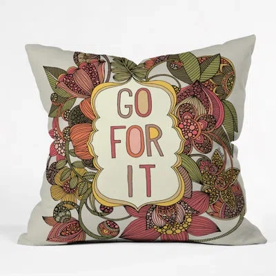 Deny Designs Valentina Ramos Go For It Throw Pillow