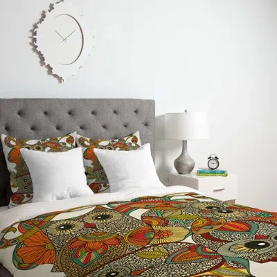 Deny Designs Valentina Ramos Owls Duvet Cover In Lightweight