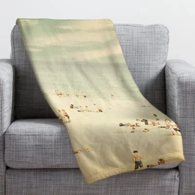 Deny Designs Vintage Beach Throw In Beige