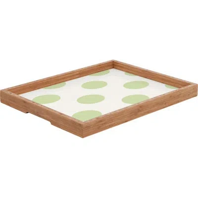 Deny Designs Vintage Dot Pale Green Ottoman/coffee Table Tray