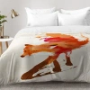 Deny Designs Vulpes Comforter Set In Orange