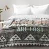 Deny Designs Wander Comforter Set In Gray