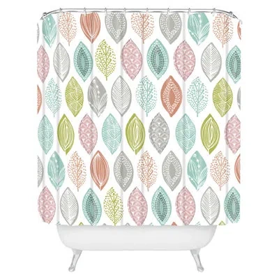 Deny Designs Wendy Kendall Shower Curtain Single + Hooks