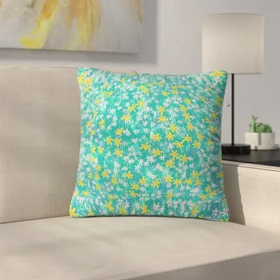 Deny Designs Wild Daisies Indoor/outdoor Throw Pillow