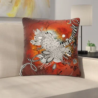 Deny Designs Wild Lilly Throw Pillow