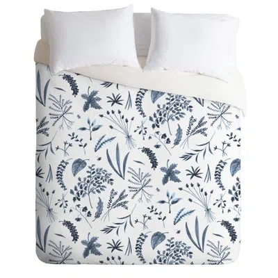 Deny Designs Wild Prarie Duvet Cover Set In Blue,white