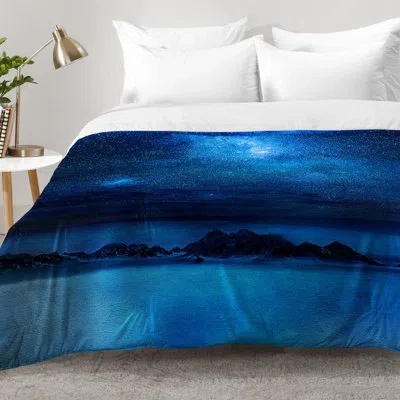 Deny Designs Wish You Were Here I Comforter Set In Blue