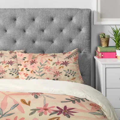 Deny Designs Wonder Forest Comforter Set In Pink