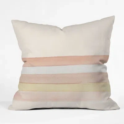 Deny Designs Wonder Forest She Said Stripes Throw Pillow