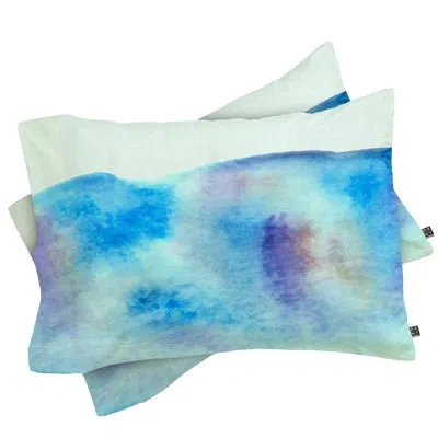 Deny Designs Wonder Forest Wonder Forest Ocean Tide Pillowcase In Blue;purple