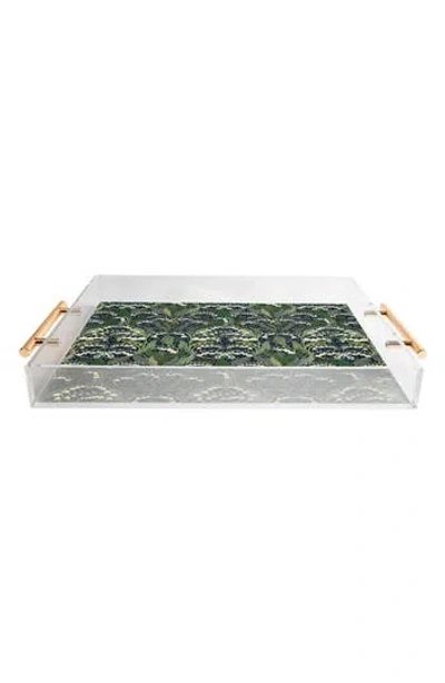 Deny Designs Wonderful Poisonous Lily Acrylic Tray