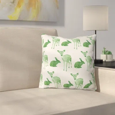 Deny Designs Woodland Animals Throw Pillow